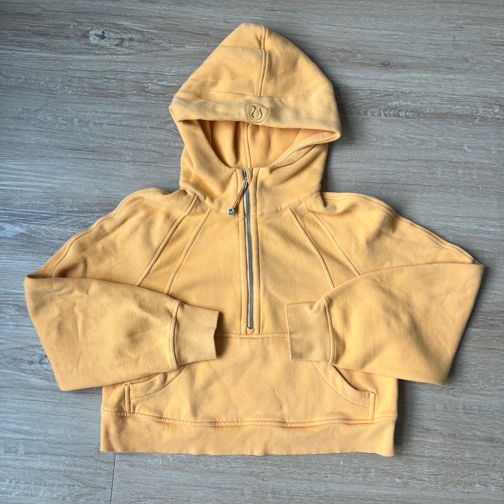 Lululemon Mango Dream Quarter Zip Scuba Jacket